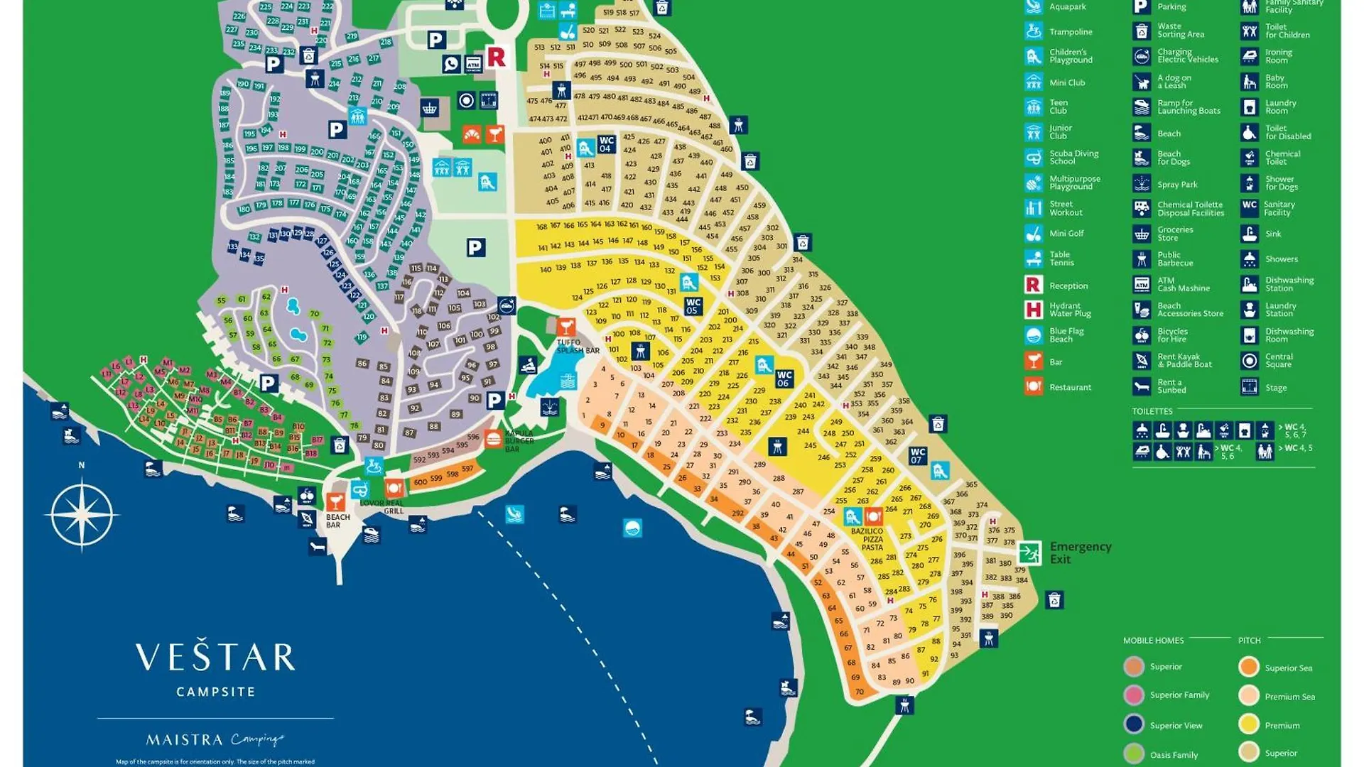 Maistra Camping Vestar Pitches Rovinj 5*,